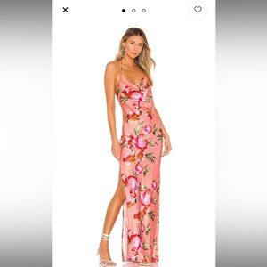 Nicolette Gown - Watercolor Rose